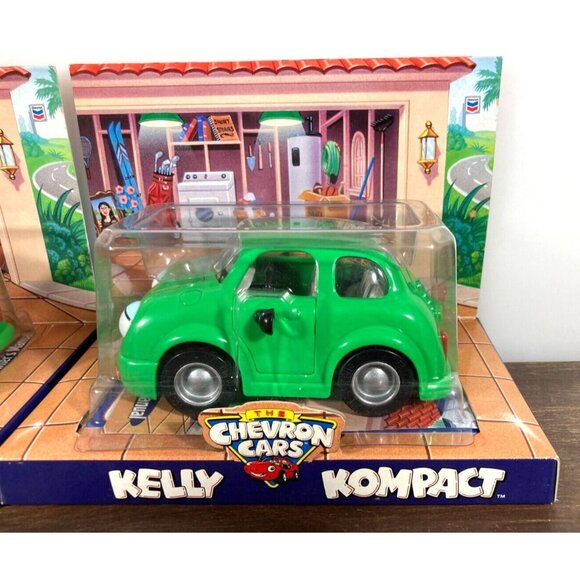 Lot of 3 Vintage CHEVRON CARS Sealed NEW IN BOX (2) Kelly Kompact (1) Tina Turbo - Picture 4 of 12